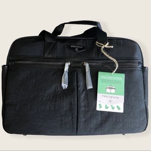 Twelvelittle Black Unisex Courage Satchel New